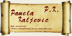 Pamela Kaljević vizit kartica